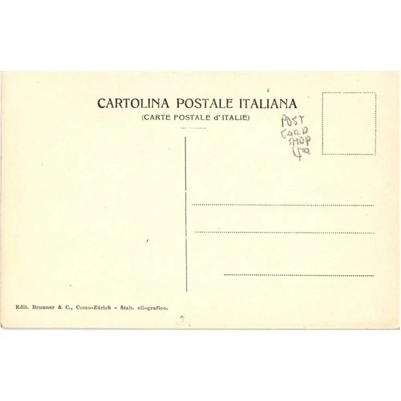 Bellagio Italy Porilici Postcard - Picture 2 of 2